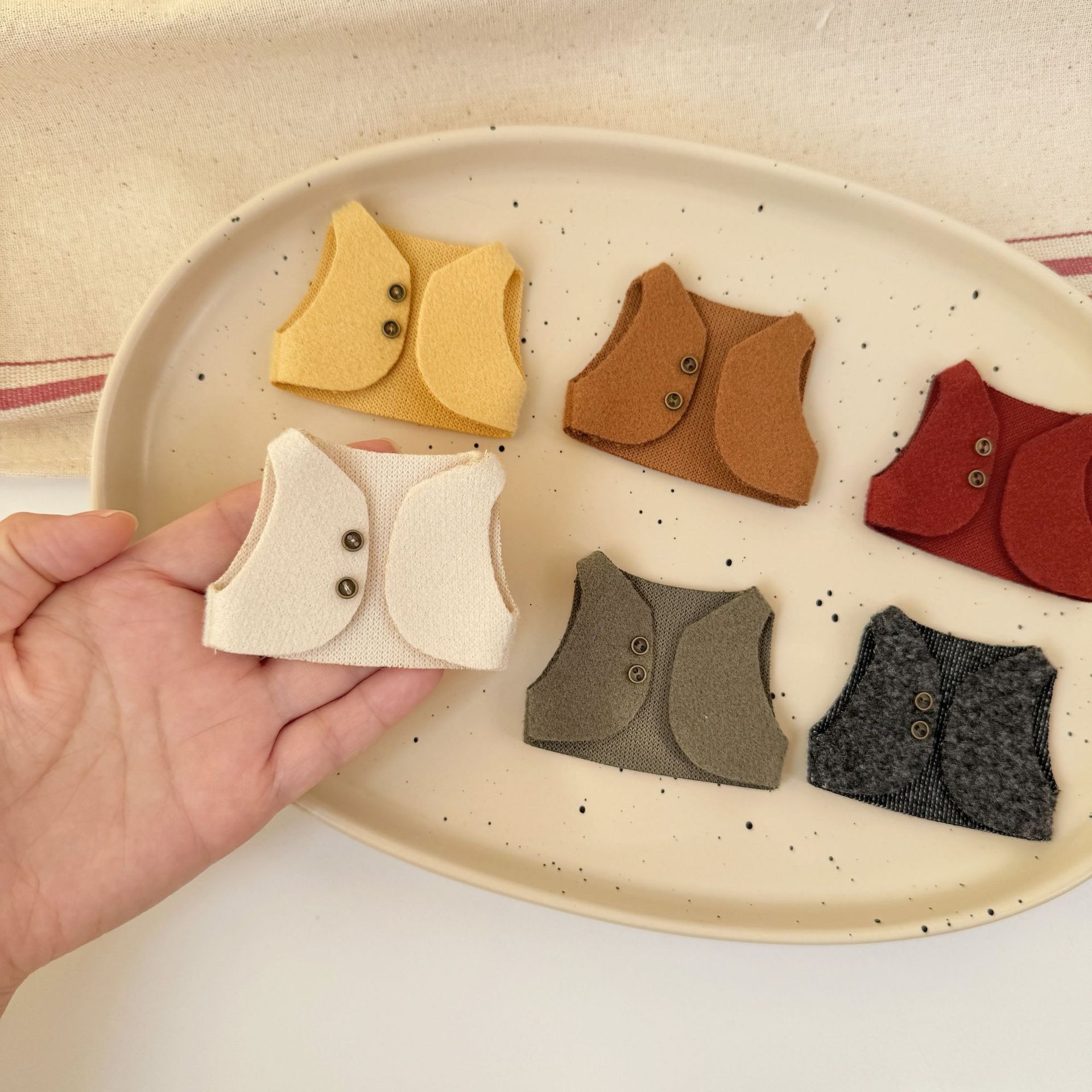 Model Kit Vintage - Handmade 10cm Doll Clothes Vintage Wool