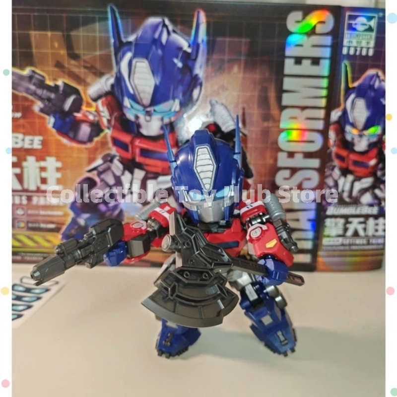 Model Kit Optimus - Transformers Bumblebee Movie Q‑Version Optimus Prime