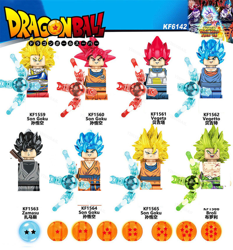 Model Kit Zoid - Minifigures Dragon Ball Z Super Saiyan